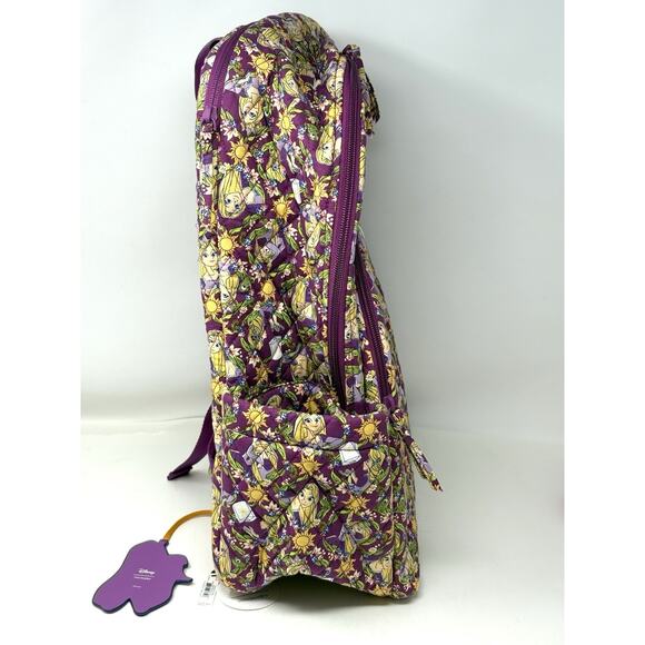 Vera Bradley Rapunzel Climbing Ivy Essential Large Backpack Bag Charm NWT EXACT main image 5
